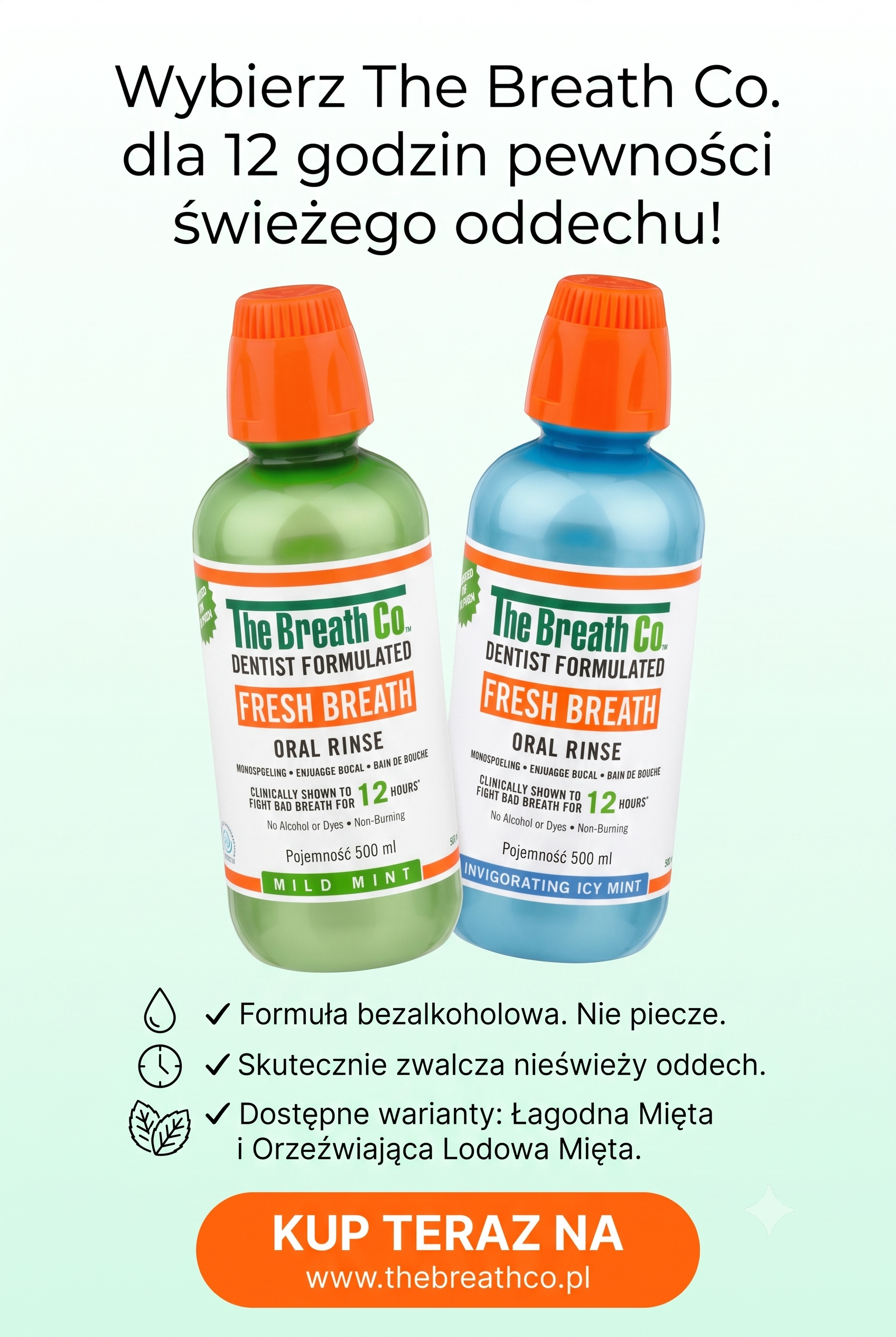 Płyny do płukania jamy ustnej The Breath Co Płyny do płukania jamy ustnej The Breath Co